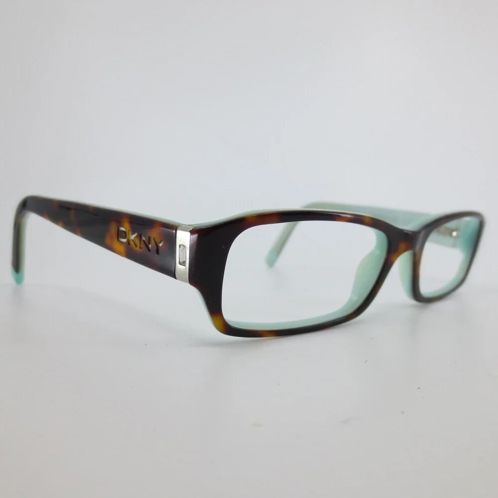 DKNY DY 4585-B 3288 Tortoise Mint Green Eyeglass Frames 50-17-135 Rectangular
